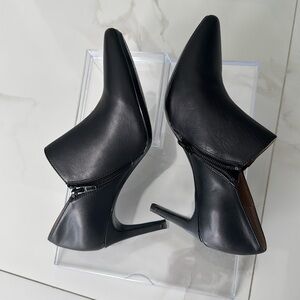 Calvin Klein Black Ankle Booties with Sleek Design